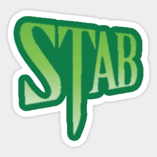 Stab the franchise Sticker